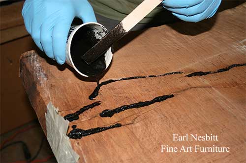 pouring epoxy in cracks pouring epoxy in cracks